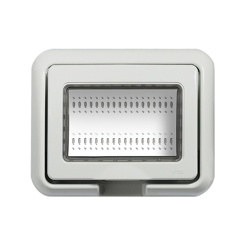 [Placca idrobox 3P INT-LGT bianco] S8003B
