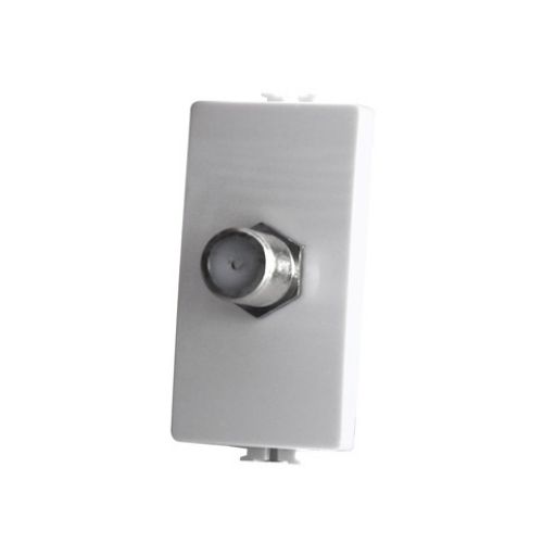 [Presa SAT femmina diretta 1 modulo MTX bianco] 525B