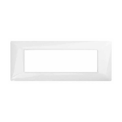 [Placca 6P tecnopolimero MTX bianco] M8007-01