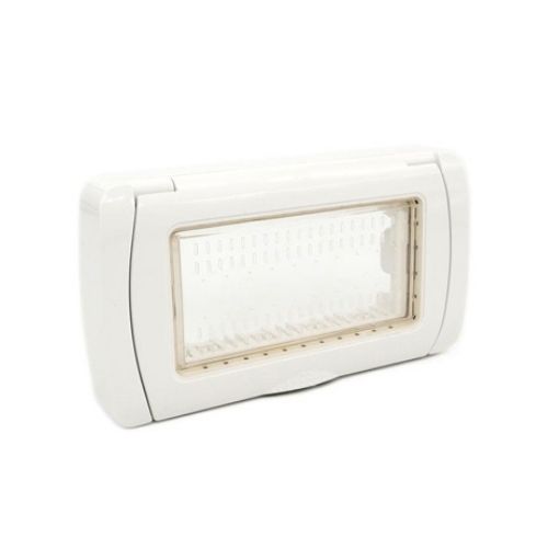 [Placca idrobox 4P IP55 VMR-PLN bianco] S6004B